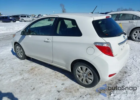 2013 Toyota Yaris L из США, поврежденный, VIN JTDJTUD31DD565461